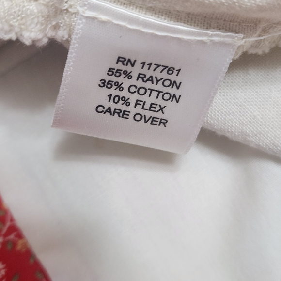 💐Vtg Cottagecore Dress MED Cream Midi Smocked Milk Maid Prairie Boho Peasant - Picture 10 of 14